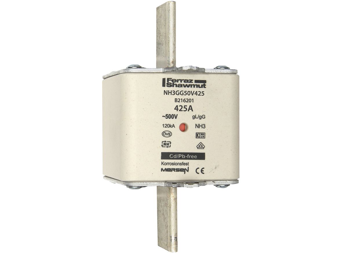 B216201 - NH fuse-link gG, 500VAC, size 3, 425A double indicator/live tags